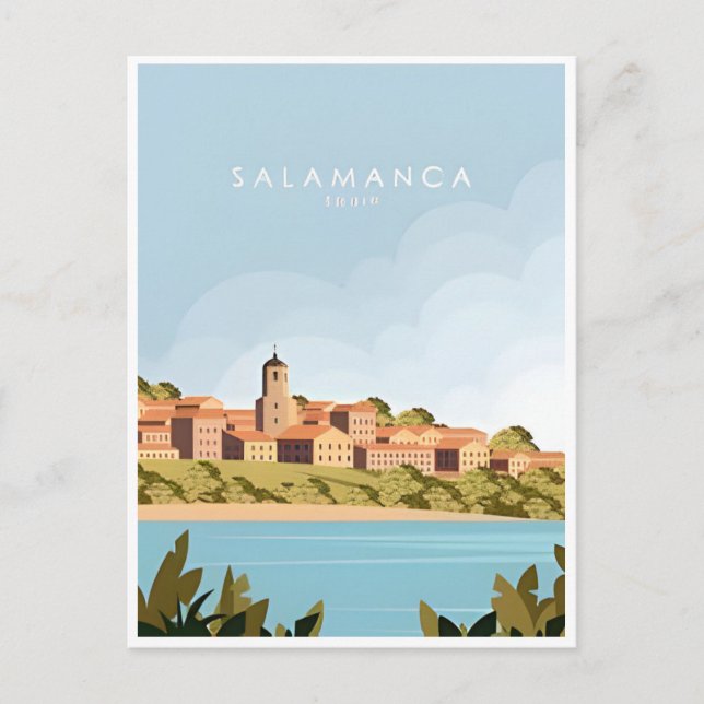 Carte Postale Espagne vintage Salamanca Maison de la Cathédrale  (Devant)