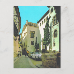 Carte Postale Espagne vintage, Sitges, vieilles rues