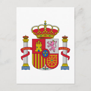 Carte Postale Espagnol Espagne Armoiries Officielles Heraldry Sy