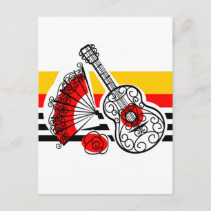 Carte Postale Espagnol Souvenirs Classic Stripe verticale