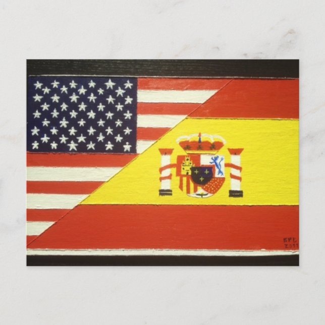 Carte Postale España y Estados Unidos (Devant)