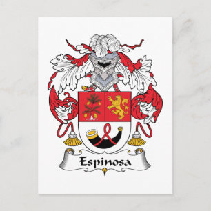 Carte Postale Espinosa Family Crest