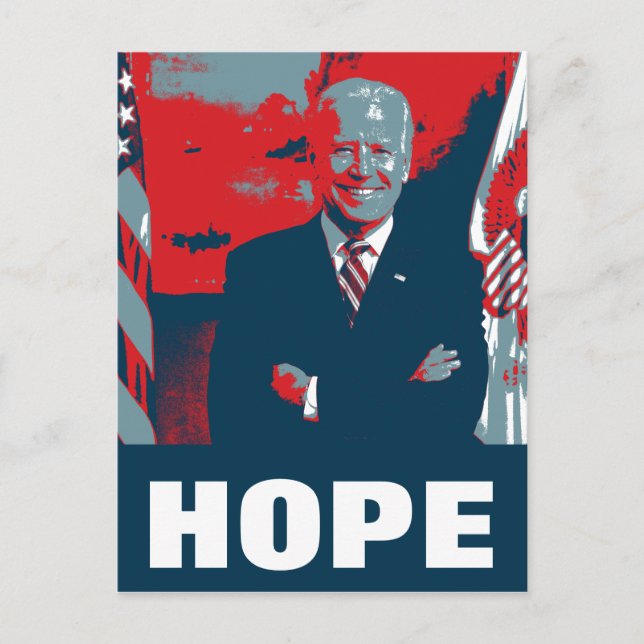 Carte Postale Espoir Joe Biden (Devant)