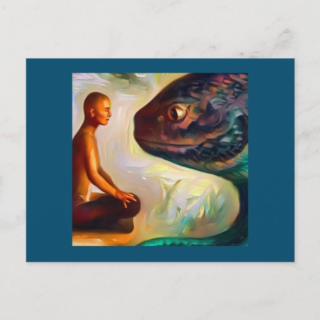 Carte Postale Esprit Animal Anaconda 1 (Devant)