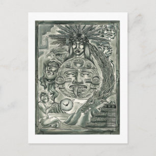 Carte Postale Esprit aztèque