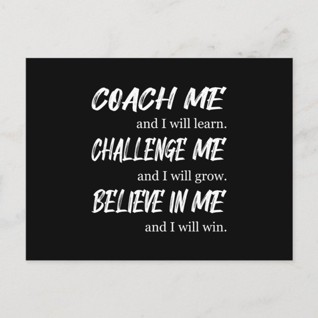 Carte Postale Esprit de travail d'équipe Job Awesome Team Player (Devant)