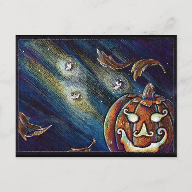 Carte Postale Esprit d'Halloween (Devant)