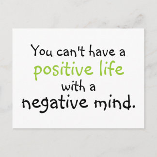 Carte Postale esprit positif