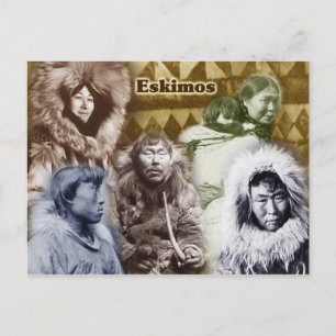 Carte Postale Esquimaux d'Alaska (1904-1930)