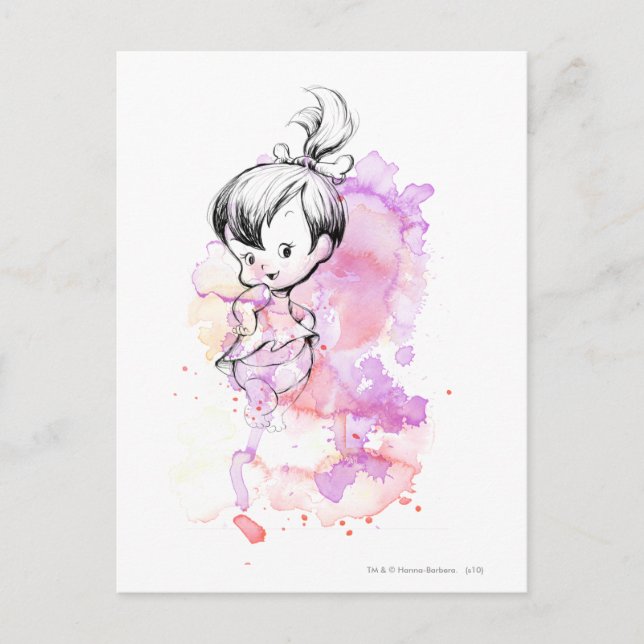 Carte Postale Esquisse d'aquarelle PEBBLES™ (Devant)