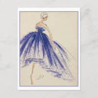 Esquisse de conception de mode du soir Gown