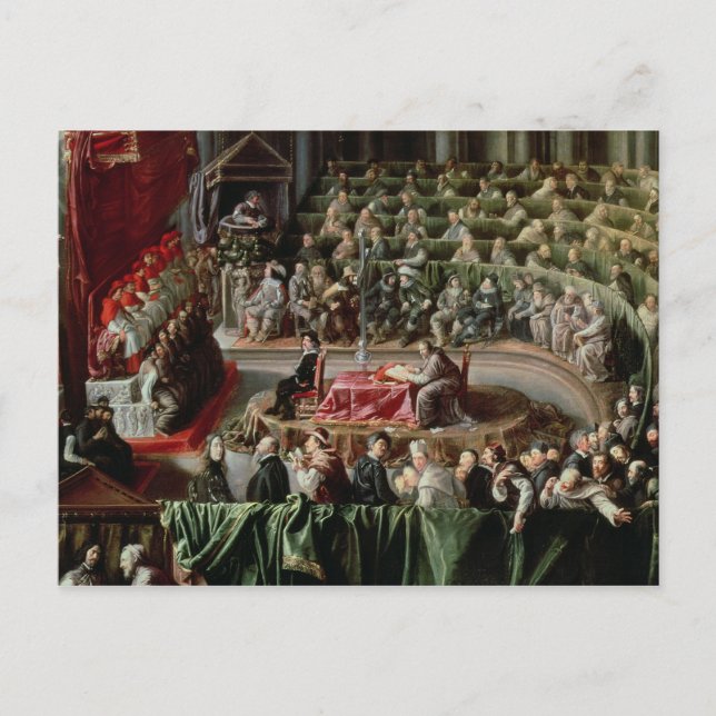 Carte Postale Essai de Galileo, 1633 (Devant)