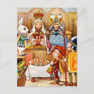 Carte Postale Essai de la Knave des Coeurs - Alice au pays des m
