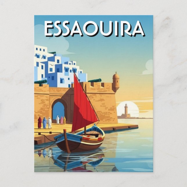 Carte Postale Essaouira Morocco Travel (Devant)