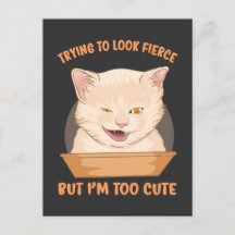 Essayer de paraître féroce mais je suis trop migno