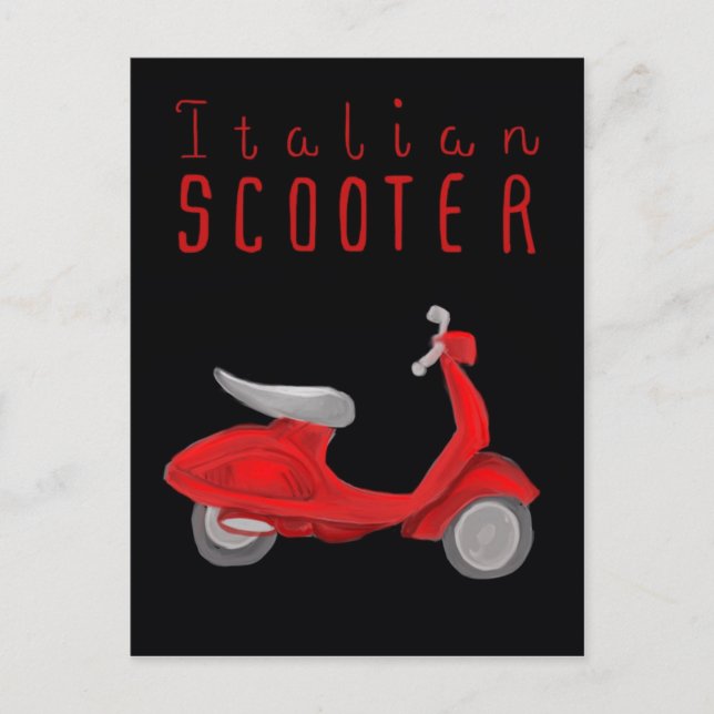 Carte Postale Essential Italie - Scooter italien (Devant)