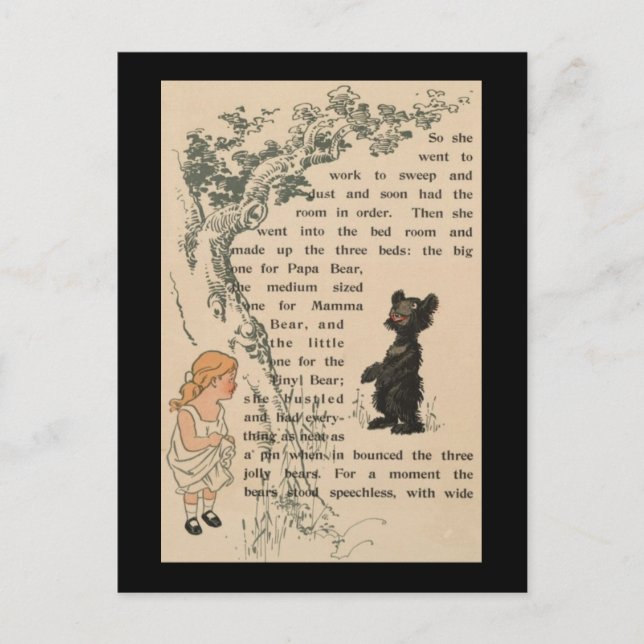 Carte Postale Est allé au travail (Devant)