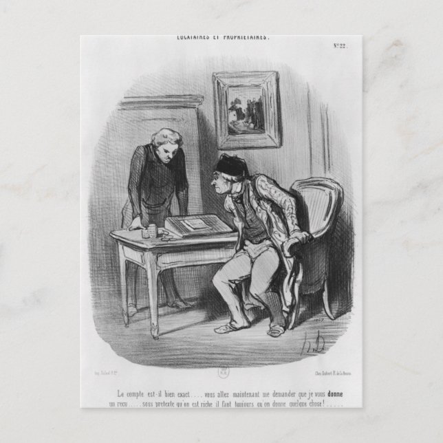 Carte Postale Est-ce le bon montant ?" (Devant)