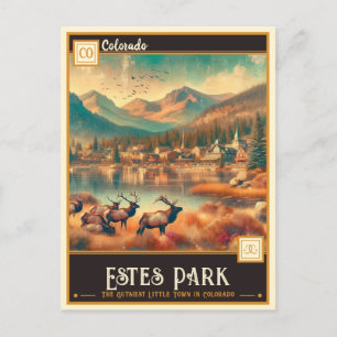 Carte Postale Estes Park, Colorado   VINTAGE