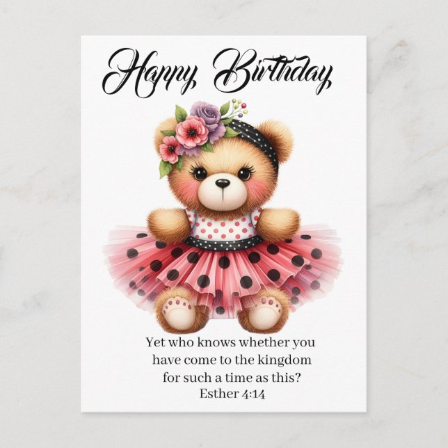 Carte Postale Esther 4:14 Birthday Card (Devant)