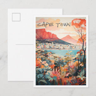 Carte Postale esthétique de voyage au Cap