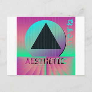 Carte Postale esthétique des ondes de vapeur