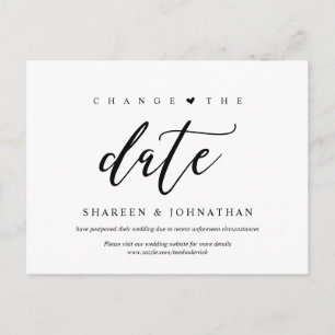 Carte Postale Esthétique moderne, Changement de date, Parti repo