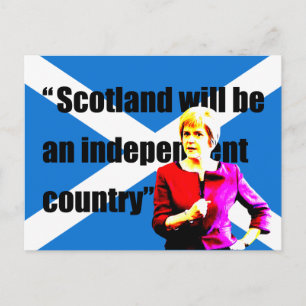 Carte Postale Esturgeon : L'Ecosse sera un pays indépendant...
