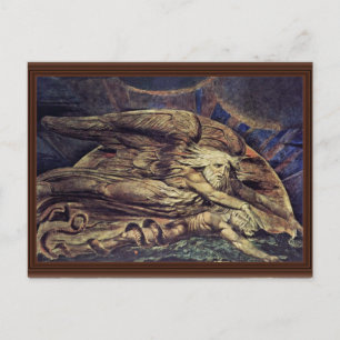 Carte Postale Et Elohim A Créé Adam Par William Blake