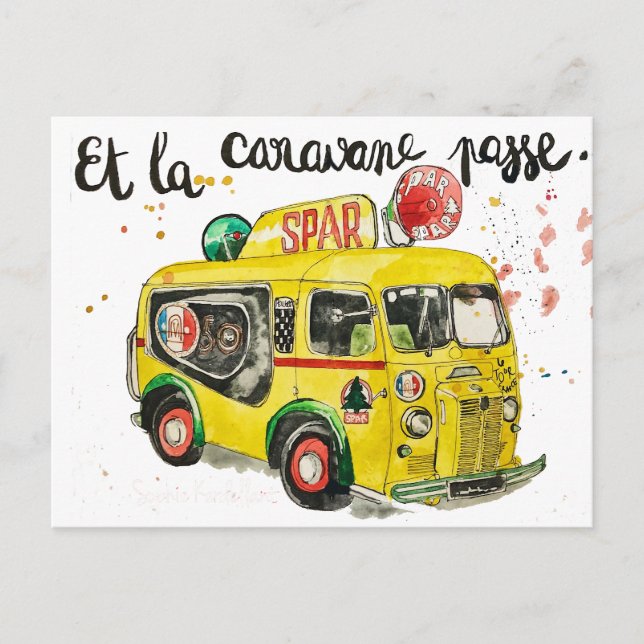 Carte Postale Et la caravane passe ! (Devant)