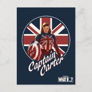 Carte Postale Et Si... ?   Capitaine Carter Union Jack