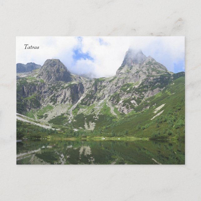 Carte Postale Étang Kiezmarski Vert, Tatras (Devant)