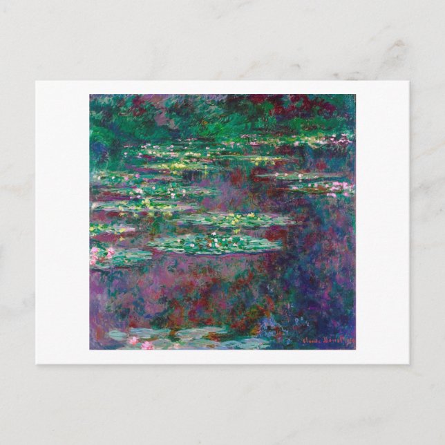 Carte Postale Etang Lily, Monet (Devant)
