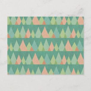 Carte Postale Étape Geo Sud-Ouest   Motif triangle Turquoise