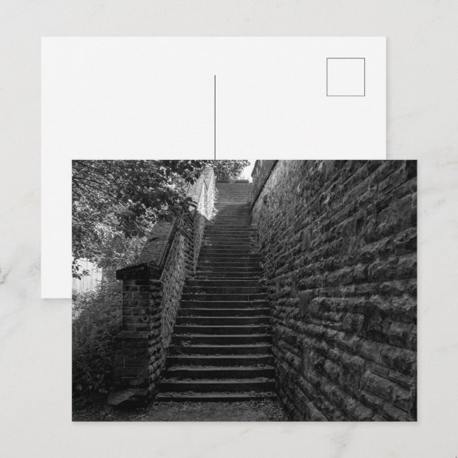 Carte Postale Étapes de la Maison-Blanche - West Yorkshire (Devant / Derrière)