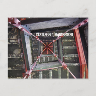 Carte postale Étapes rouillées de Castlefield