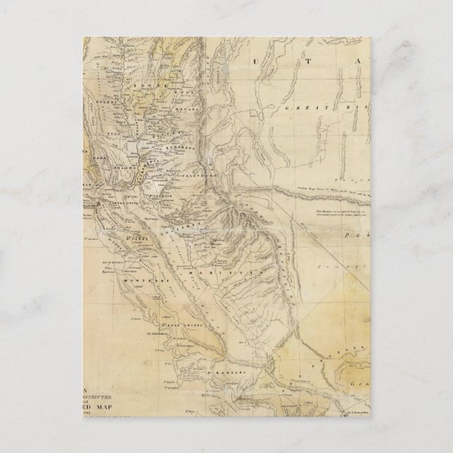 Carte Postale État de Californie (Devant)