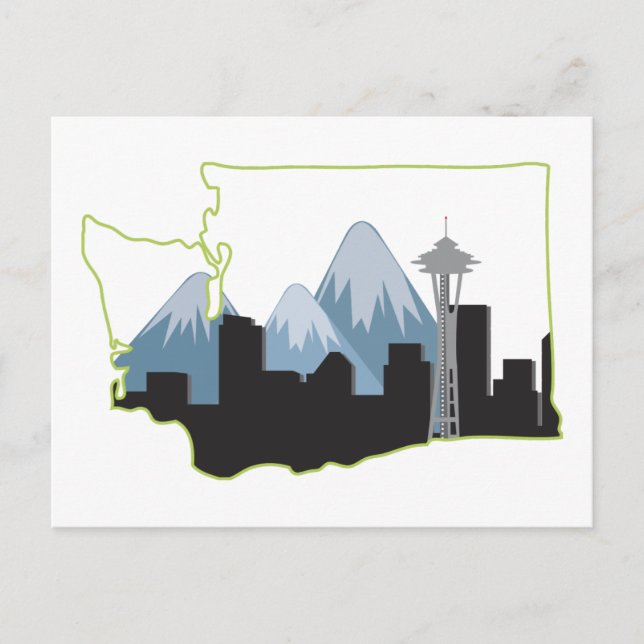 Carte Postale État de Washington (Devant)