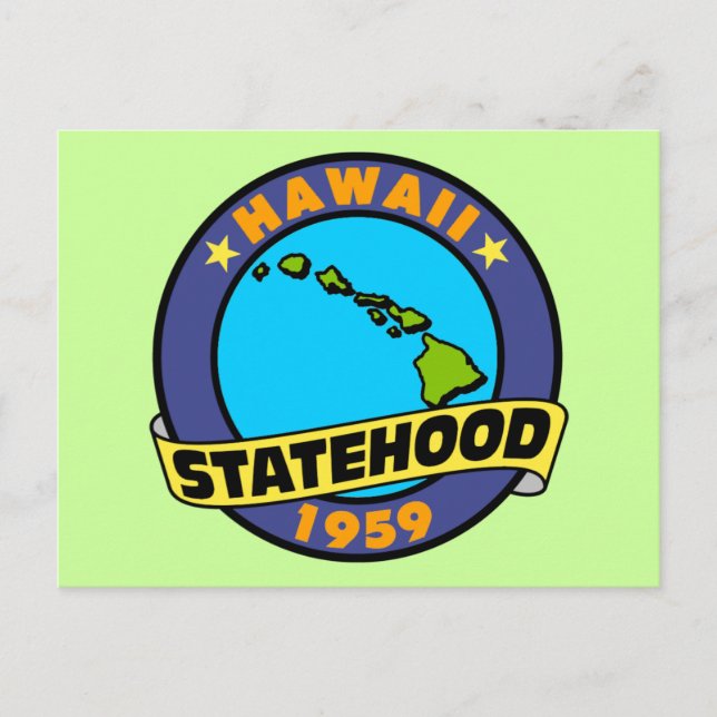 Carte Postale État d'Hawaii (Devant)