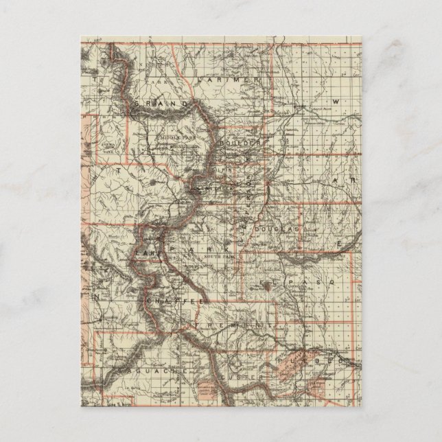 Carte Postale État du Colorado (Devant)