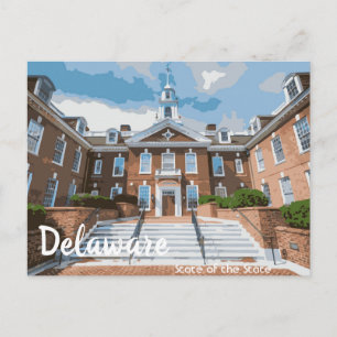 Carte postale État du Delaware