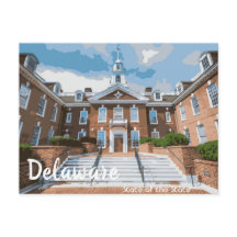 Carte postale État du Delaware