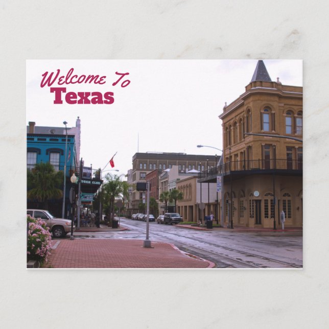 Carte Postale État du Texas (Devant)