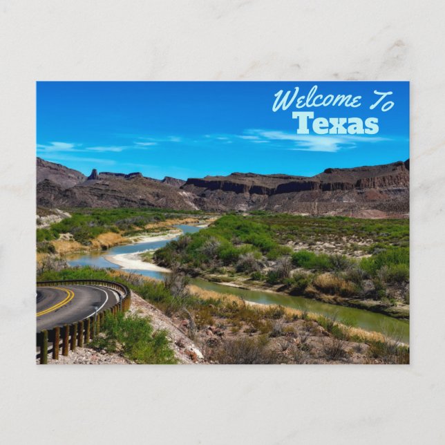 Carte Postale État du Texas (Devant)