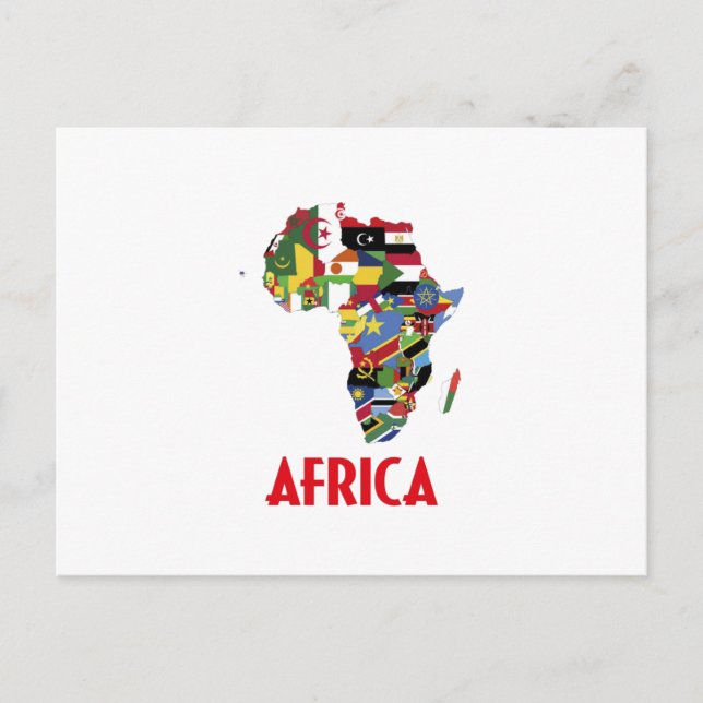 Carte Postale États d'Afrique (Devant)