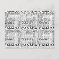 États et villes canadiens
