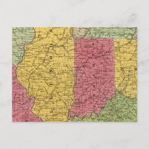 Carte Postale États Occidentaux, Etats-Unis