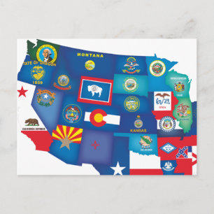 Carte Postale États-Unis
