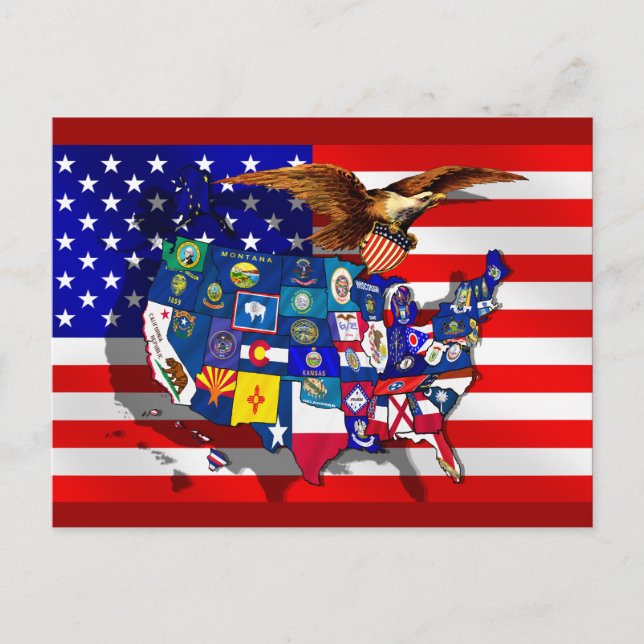 Carte Postale États-Unis Amérique (Devant)