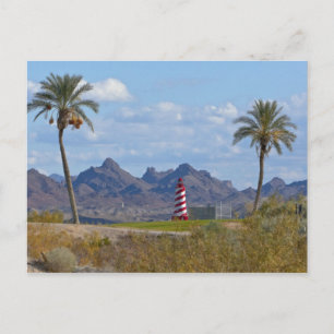 Carte Postale États-Unis, Arizona, Lake Havasu City. Phare à côt